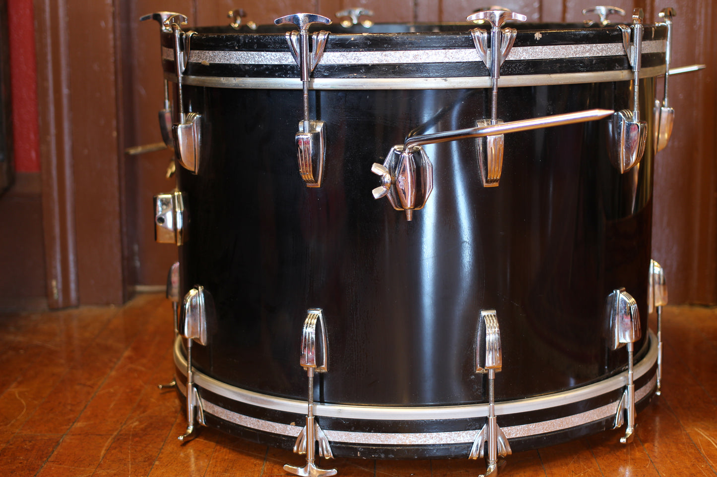 1959 Ludwig Super Classic in Black 14x22 16x16 9x13