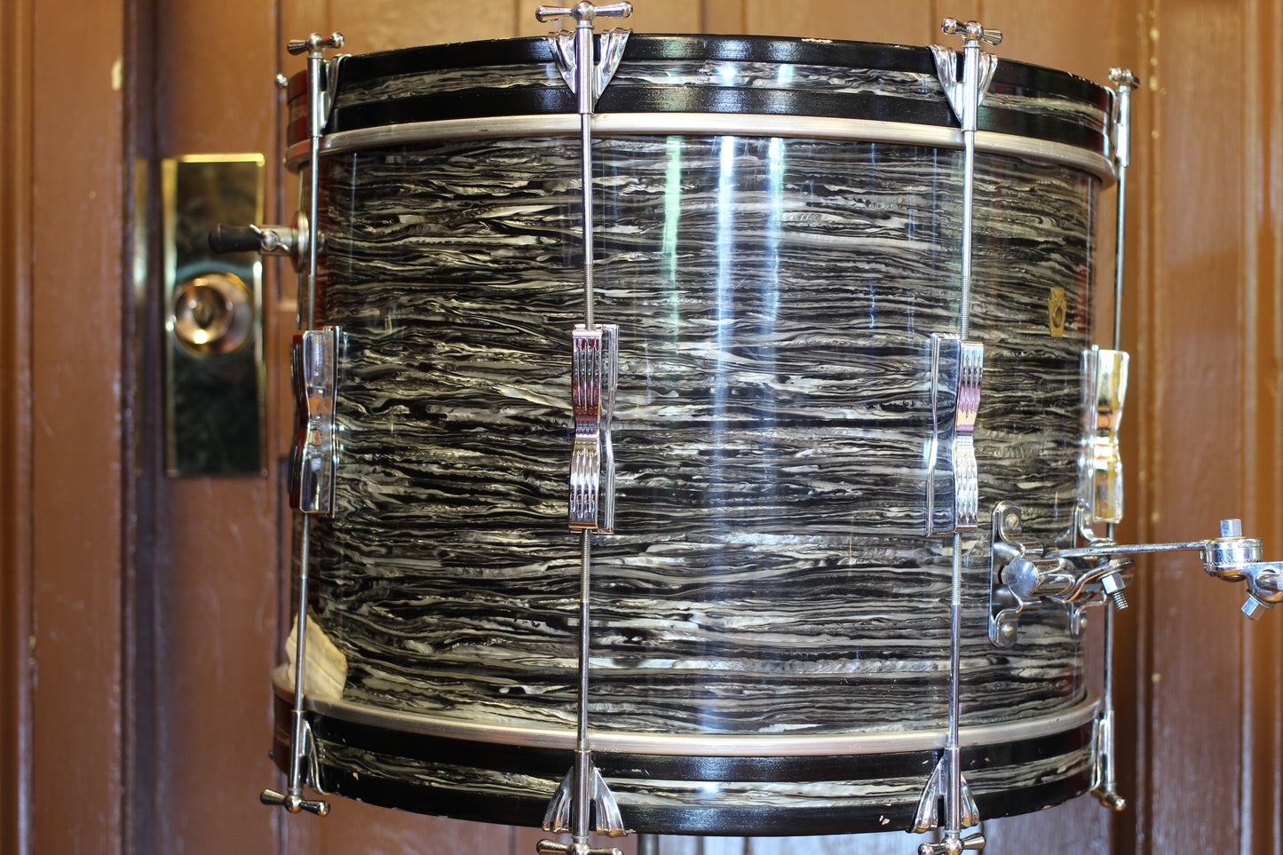 1968 Ludwig Club Date in Oyster Black Pearl 14x20 14x14 8x12