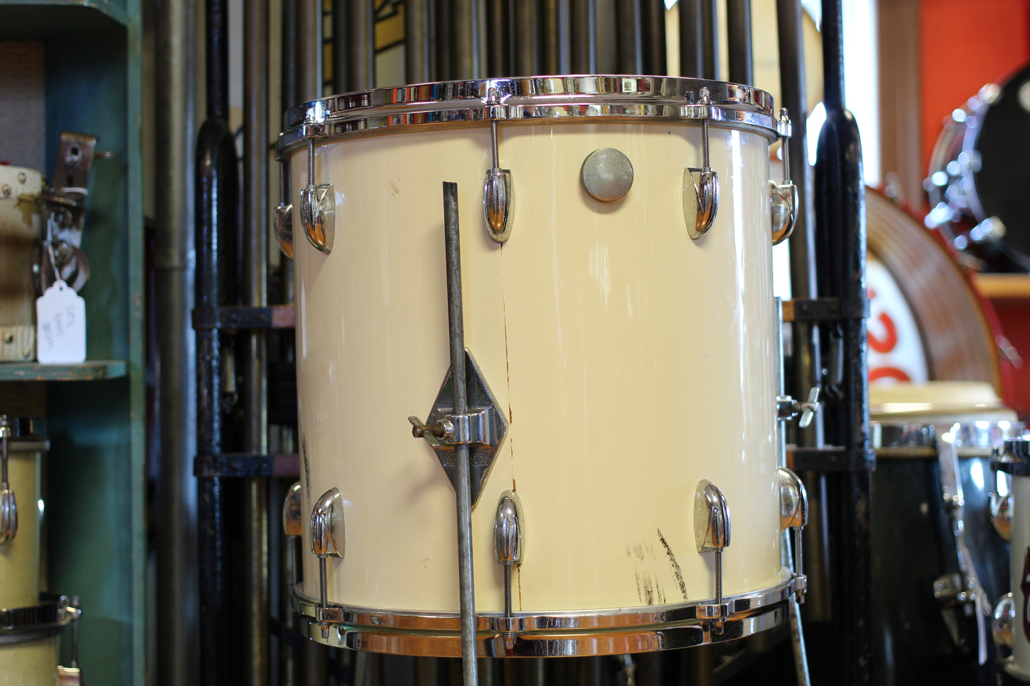 1960's Gretsch Progressive Jazz in White Gloss 14x20 14x14 8x12