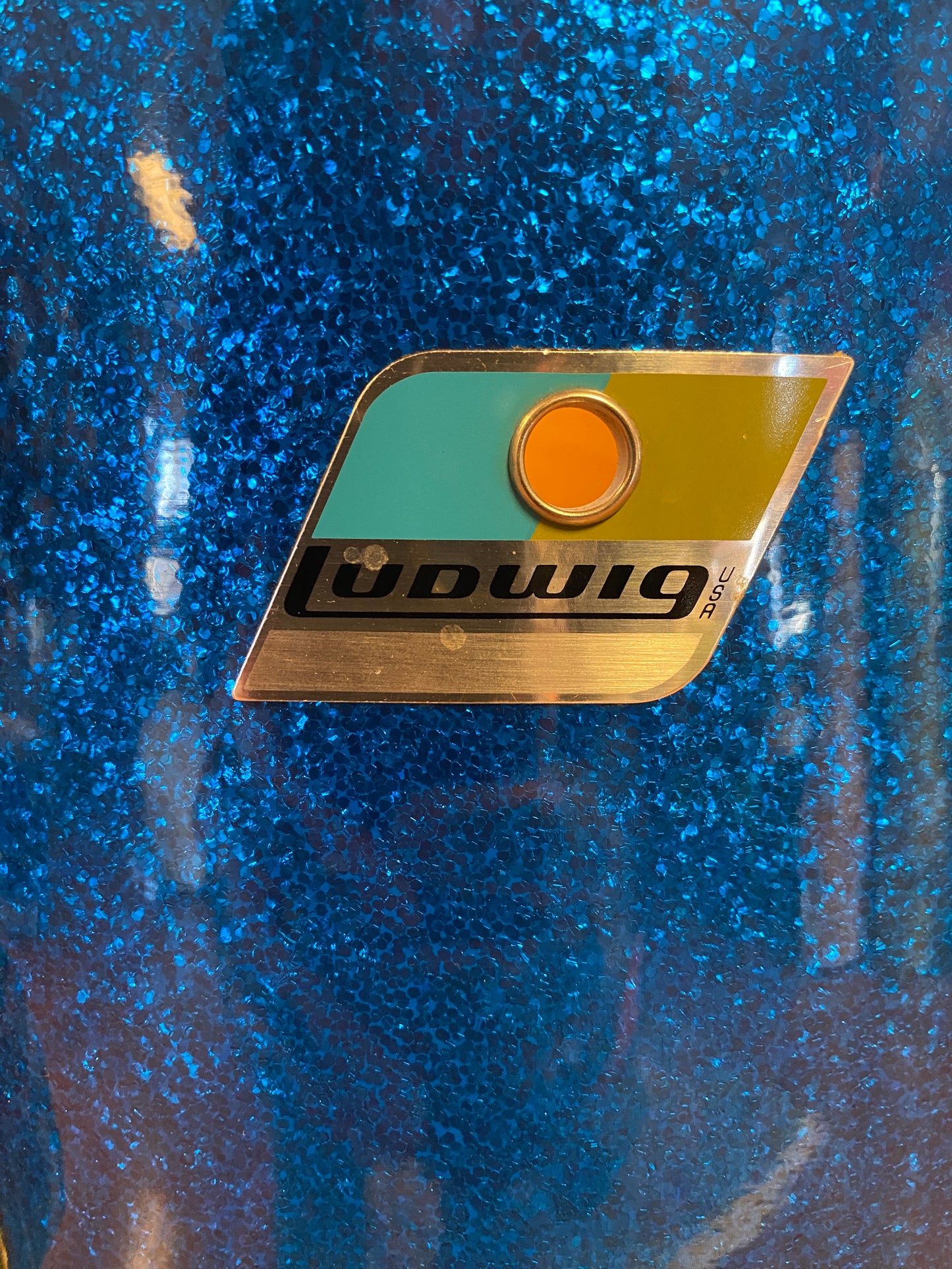 1970's Ludwig Super Classic in Blue Sparkle 14x22 16x16 9x13