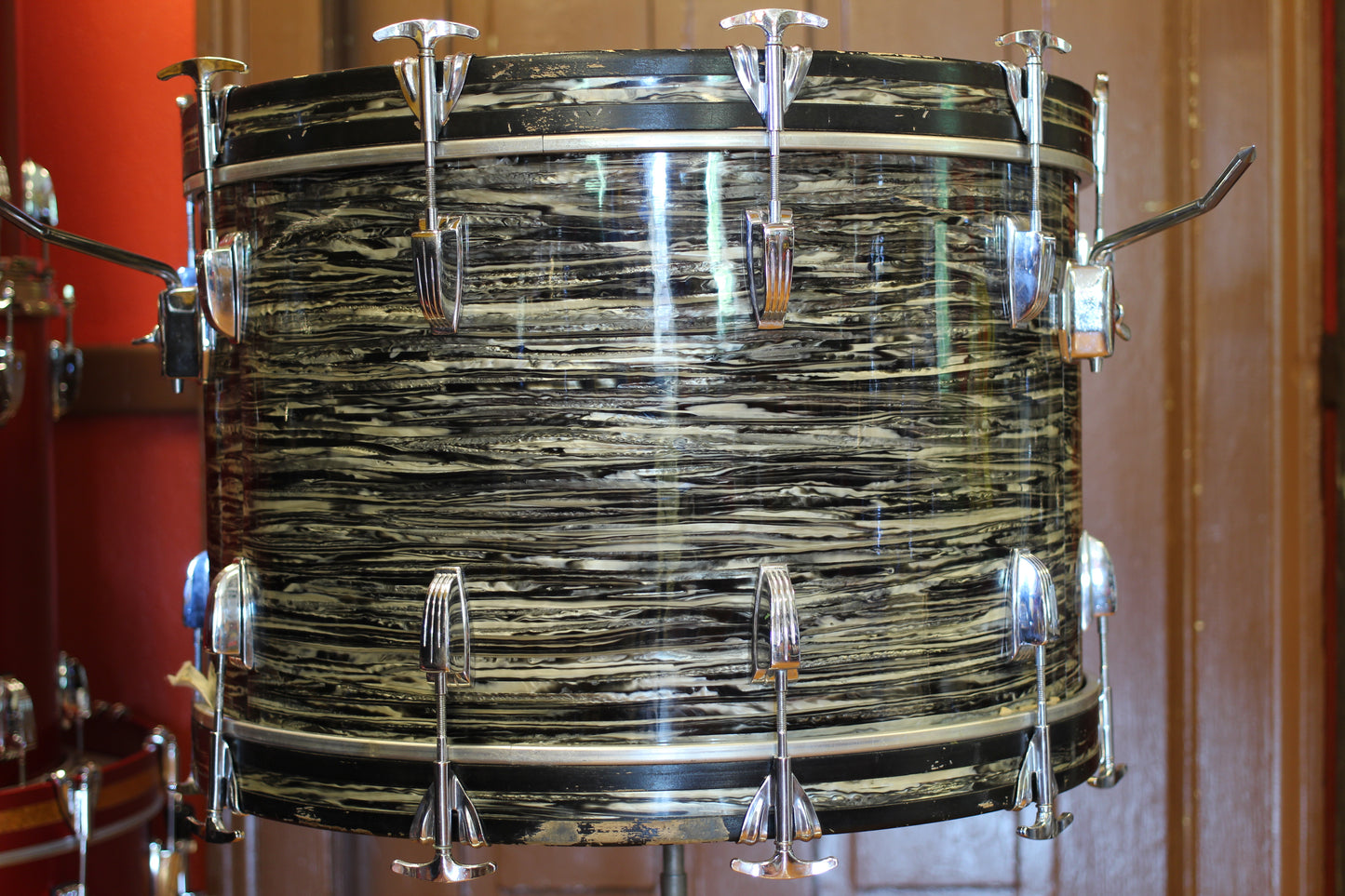 1964 Ludwig Super Classic in Oyster Black Pearl 14x22 16x16 9x13 5.5x14
