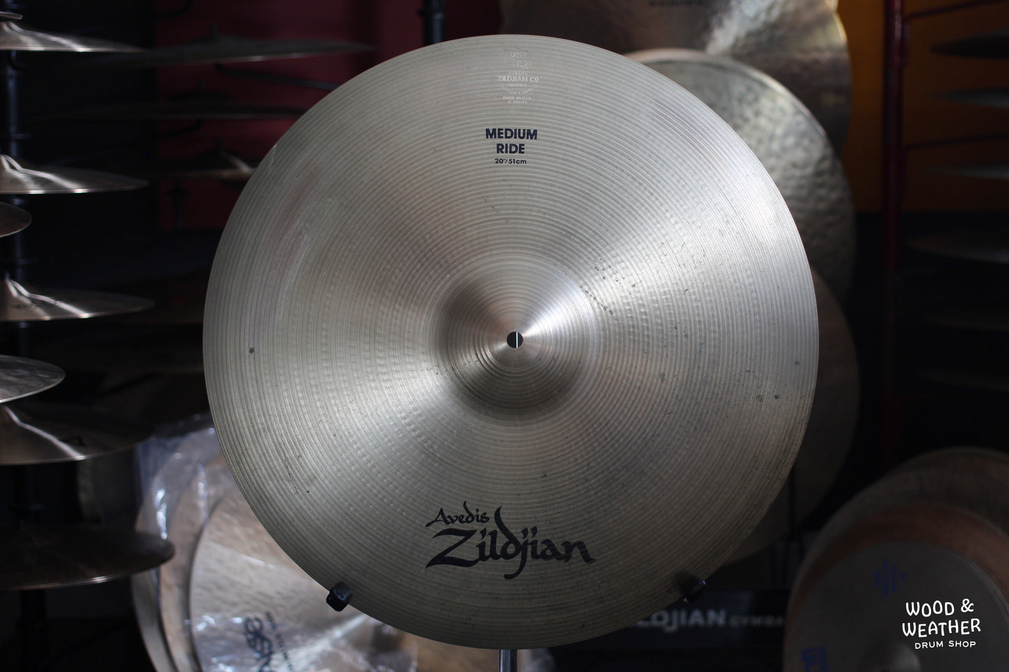 1996 Zildjian 20" A Medium Ride Cymbal 2560g