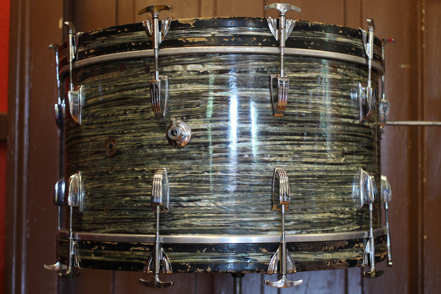 1960's Ludwig 'New Yorker' in Oyster Blue Pearl 12x22 16x16 9x13