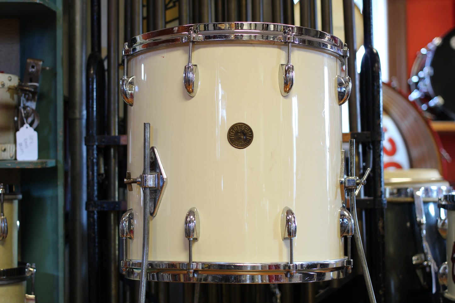 1960's Gretsch Progressive Jazz in White Gloss 14x20 14x14 8x12
