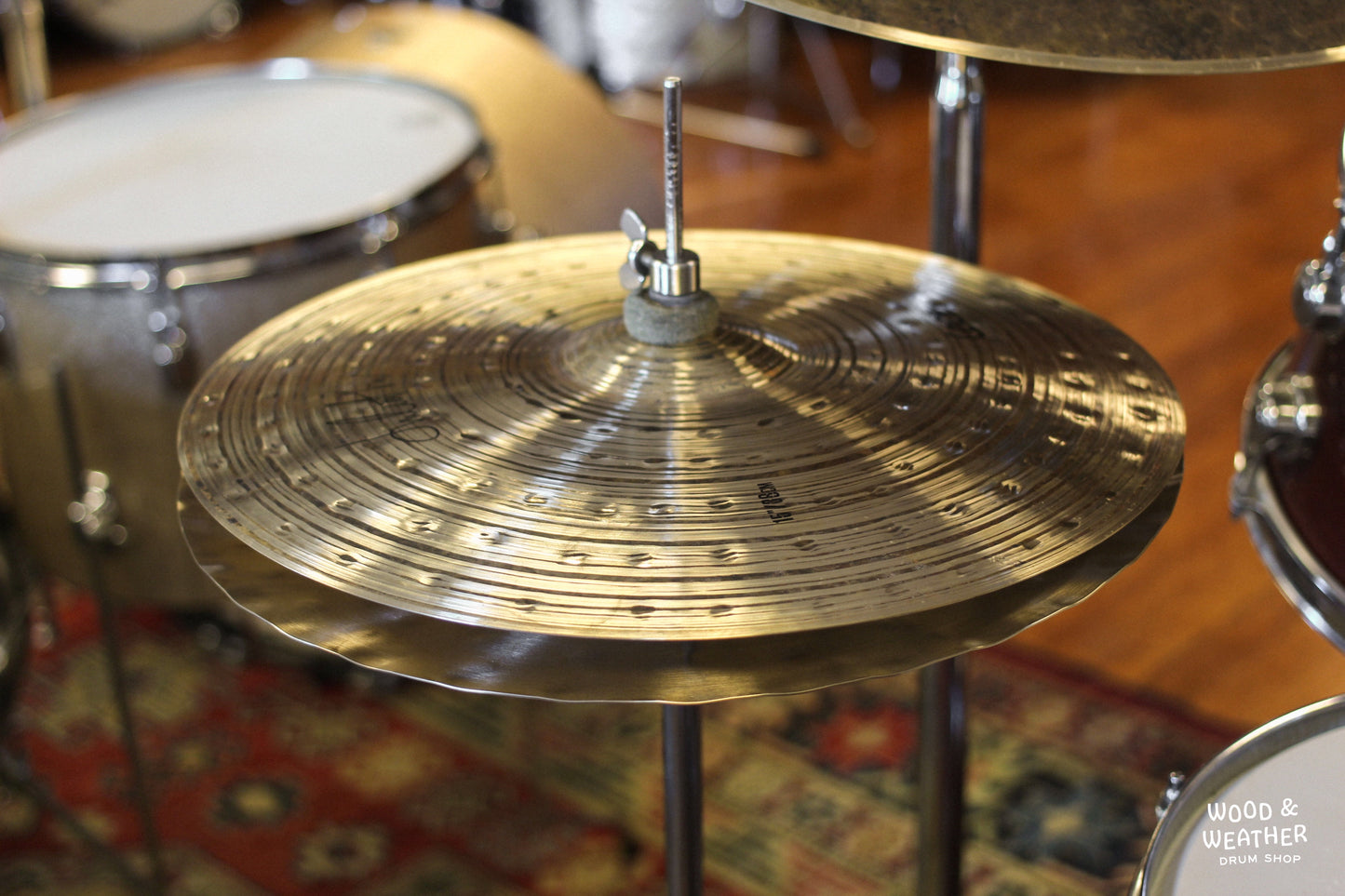 Leon Cymbals 15" Hammer Hats Hi-Hat Cymbals 1035/1215g