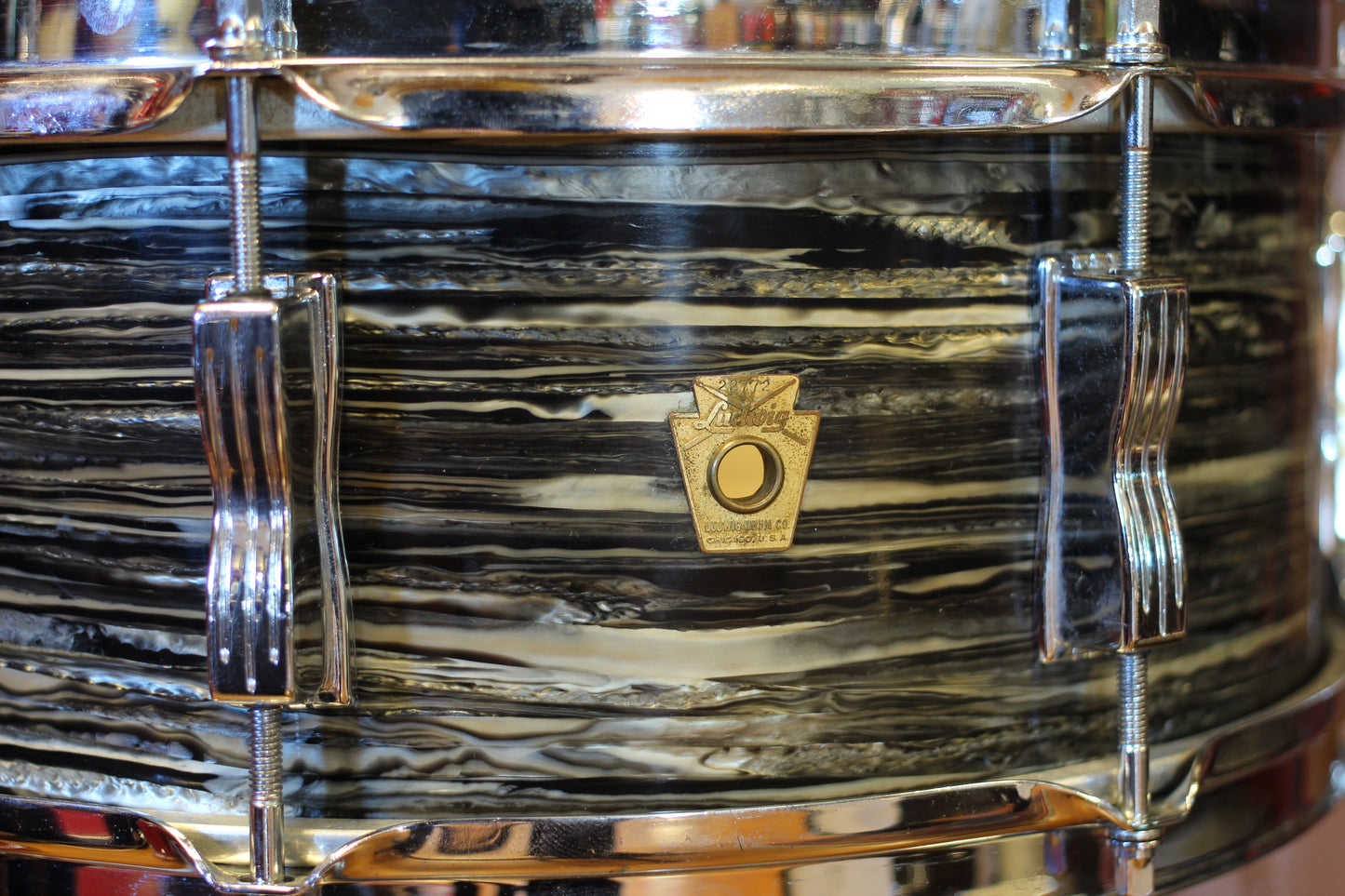 1964 Ludwig Super Classic in Oyster Black Pearl 14x22 16x16 9x13 5.5x14