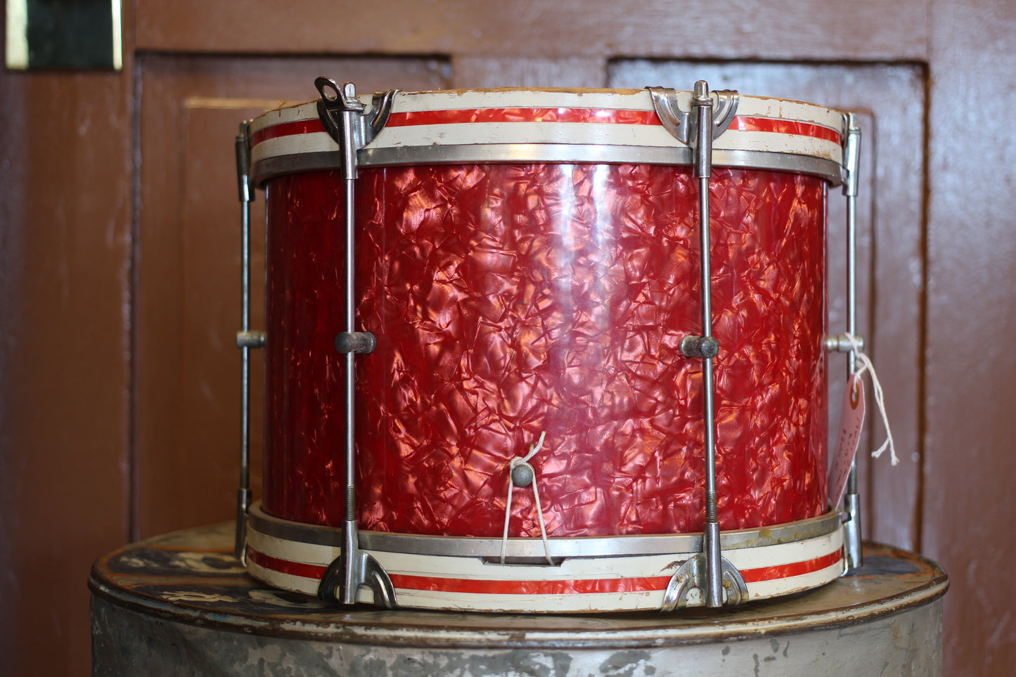 1960's Zim Gar 8"x12" Parade Snare in Rose Marine Pearl
