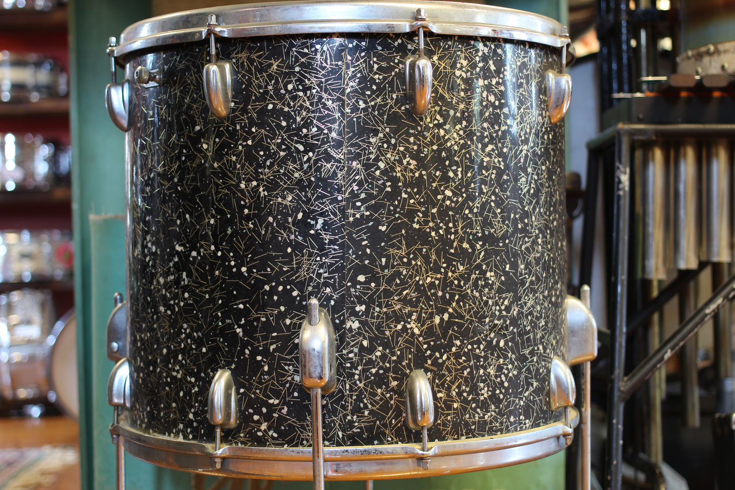 1961 Slingerland 16"x18" Floor Tom in Capri Pearl