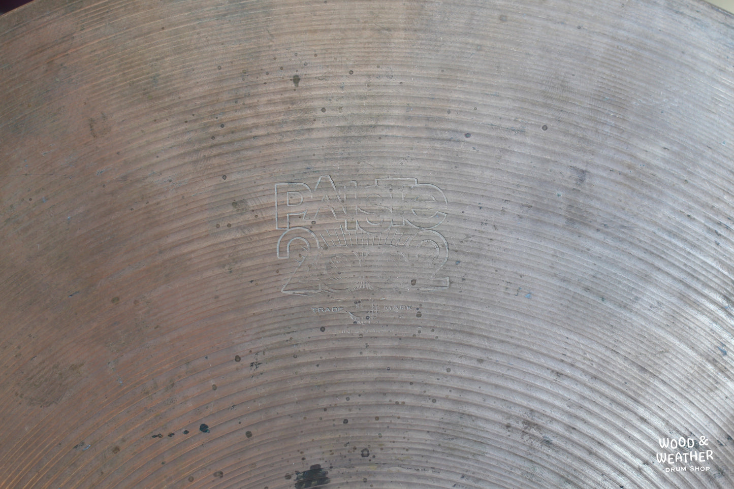 1978 Paiste 2002 15" Bottom Hi-Hat Cymbal 1270g