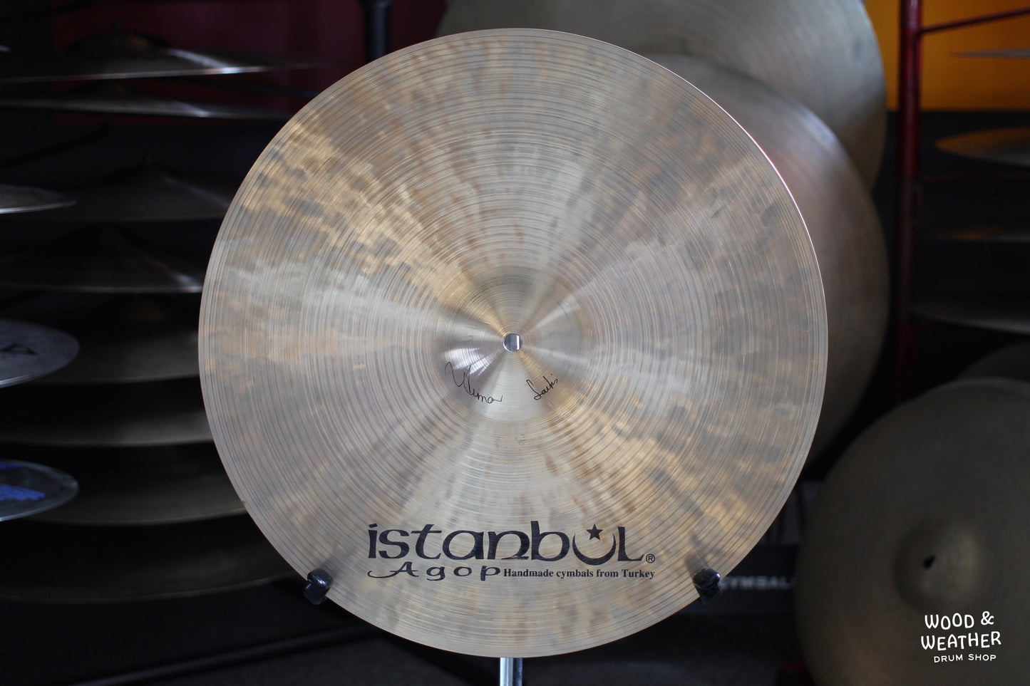 Used Istanbul Agop 18" Traditional Paper Thin Crash Cymbal 1225g