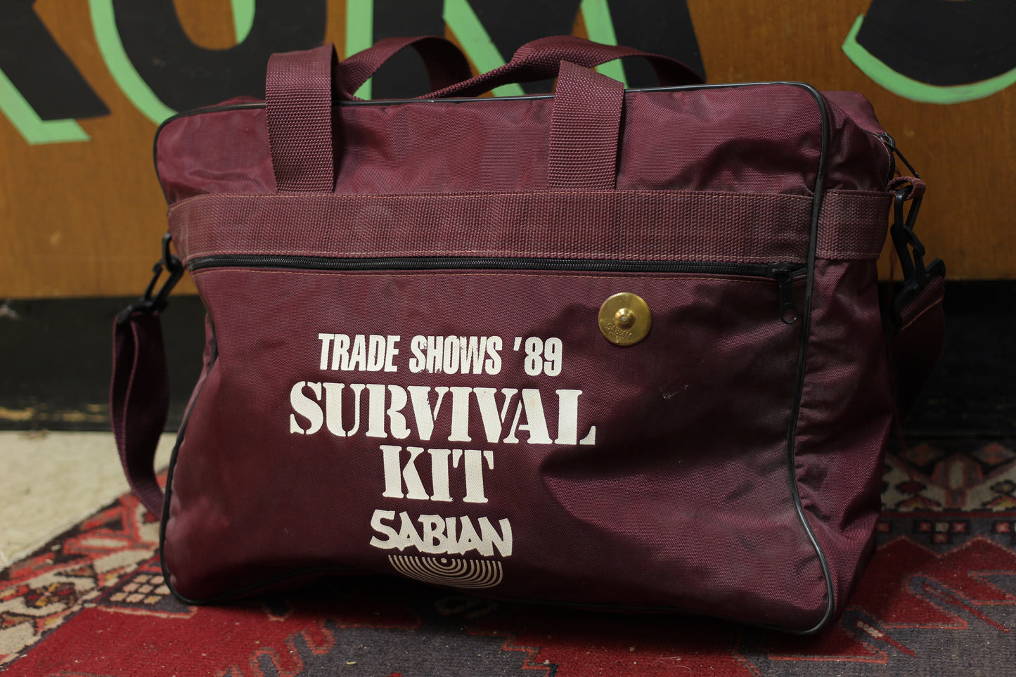 1989 Sabian Trade Shows Survival Kit Duffle Bag