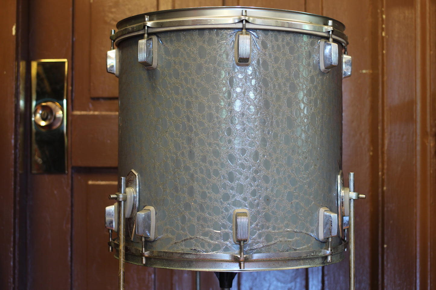 1960's Trixon Luxus in Blue Croco 14x20 9x13 16x16 5x14