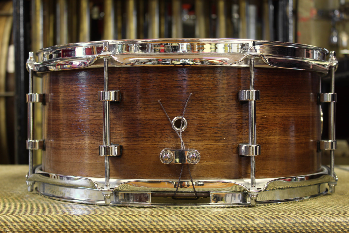 Doc Sweeney "Becker" 6x14 Solid Walnut Snare Drum