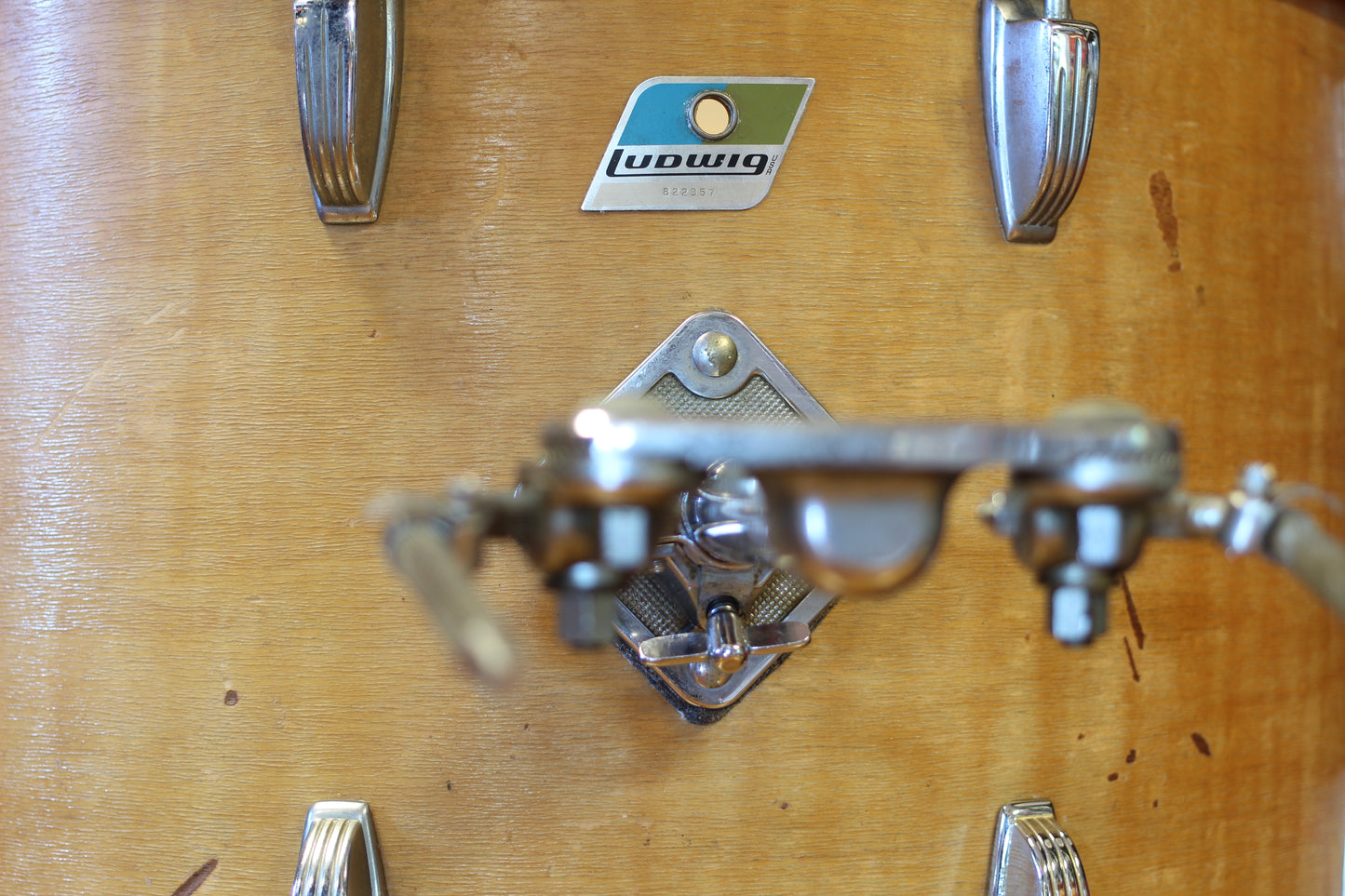1970 Ludwig Hollywood outfit in Thermogloss 14x22 16x16 9x13 8x12