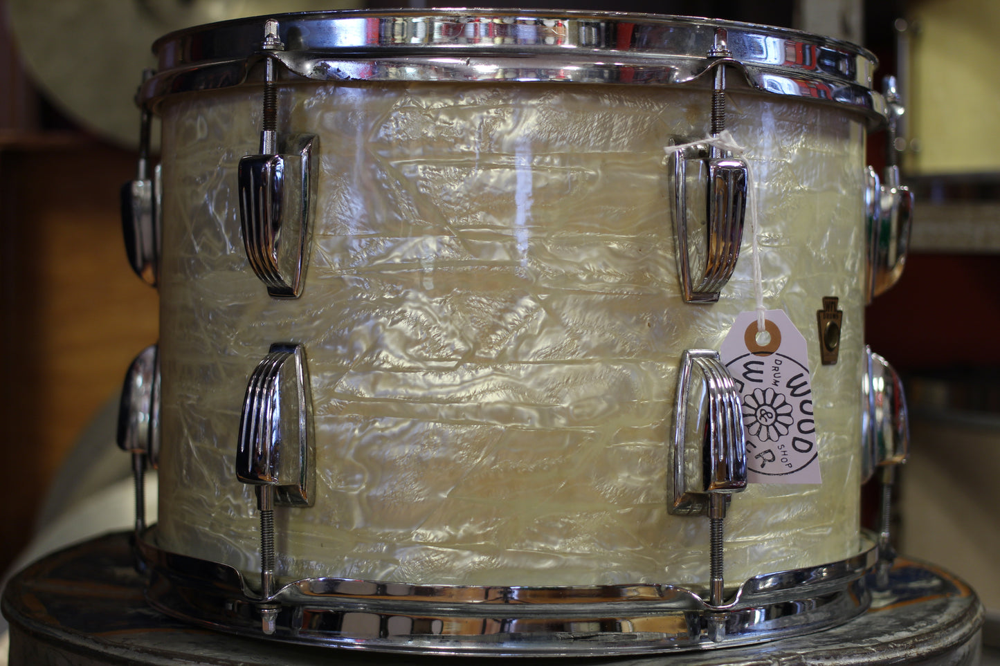 1950's WFL Super Classic in White Marine Pearl 14x22 16x16 9x13