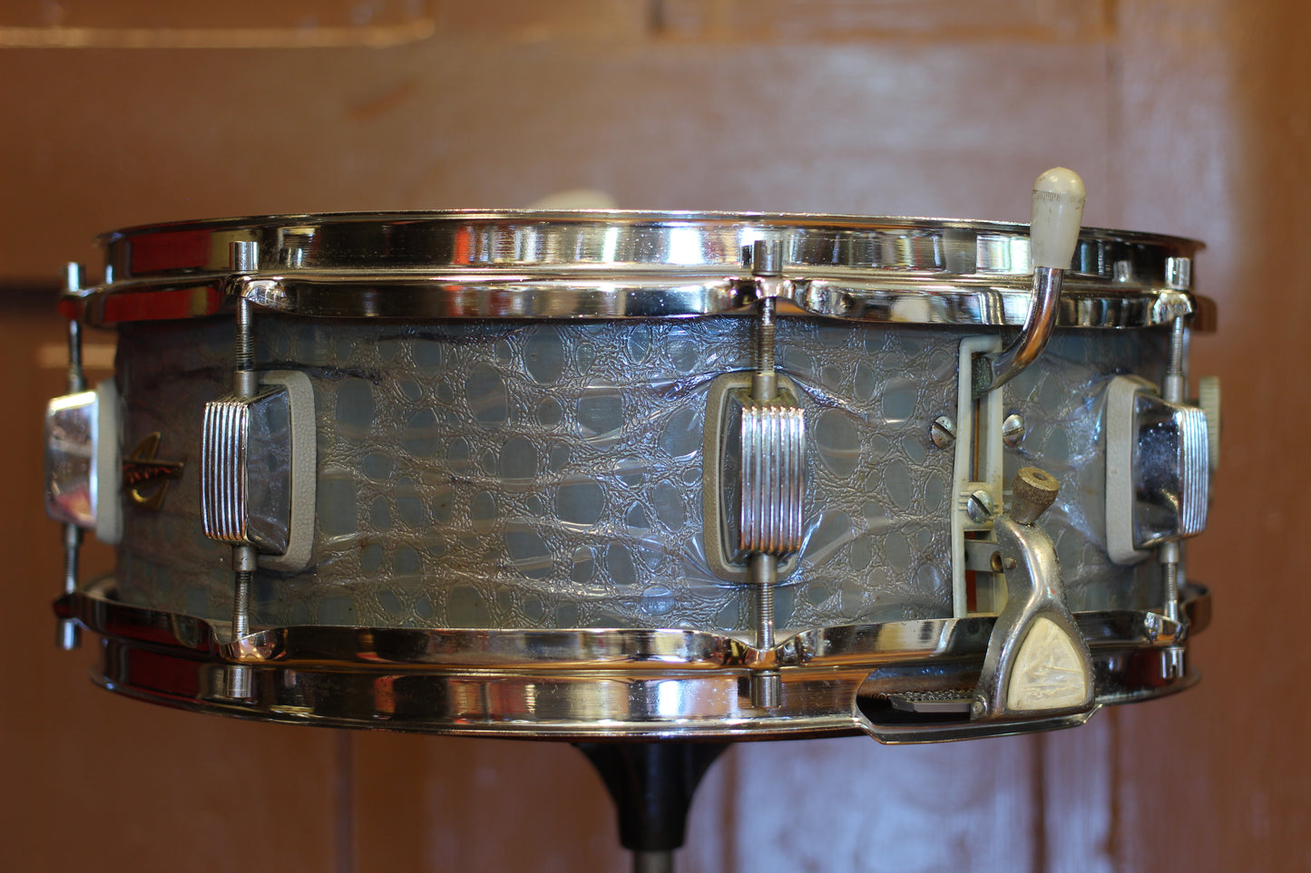 1960's Trixon Luxus in Blue Croco 14x20 9x13 16x16 5x14