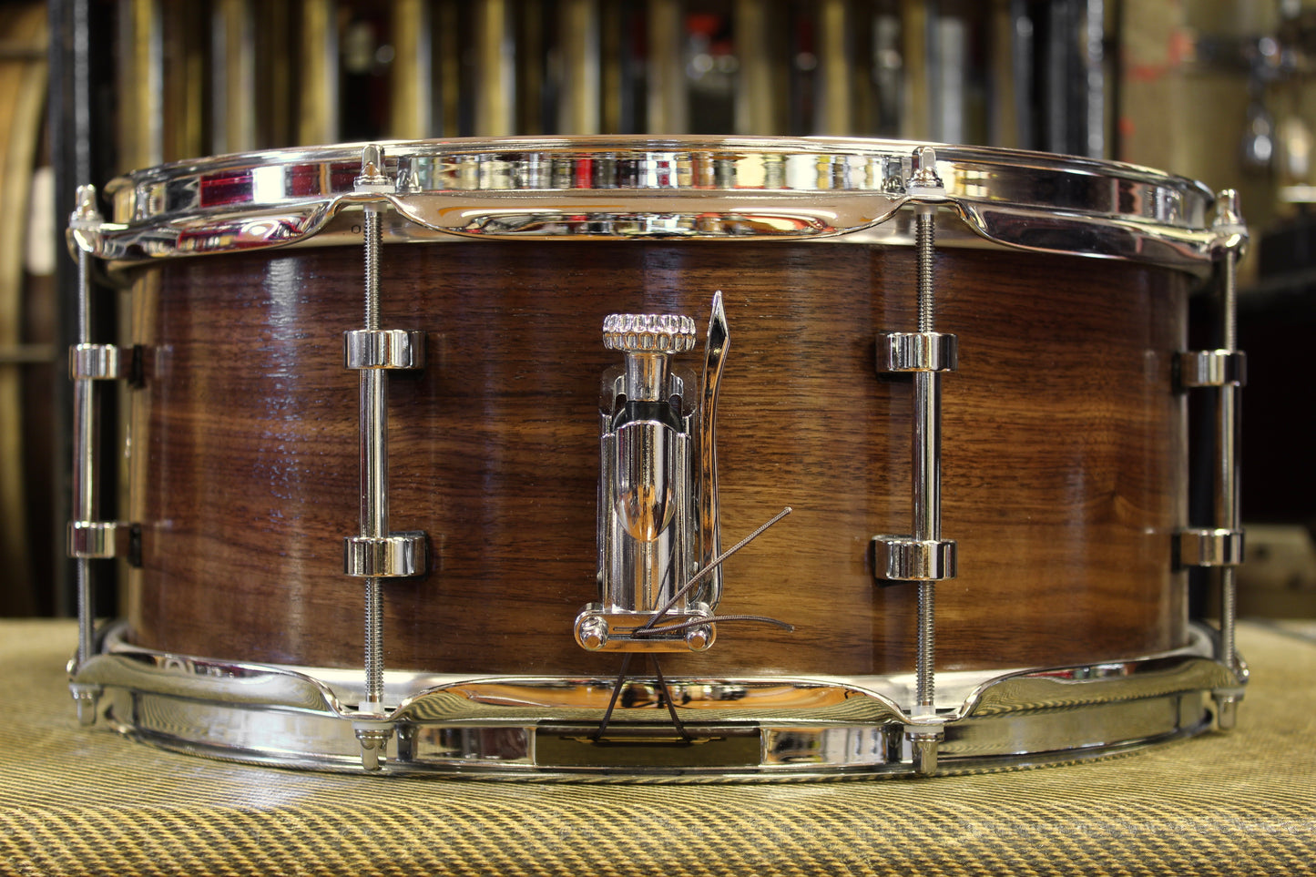 Doc Sweeney "Becker" 6x14 Solid Walnut Snare Drum