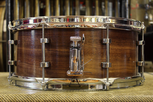 Doc Sweeney "Becker" 6x14 Solid Walnut Snare Drum