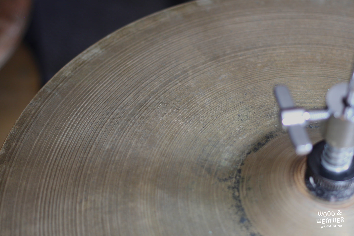 1960s A. Zildjian 14" Hi-Hat Cymbals 705/885g