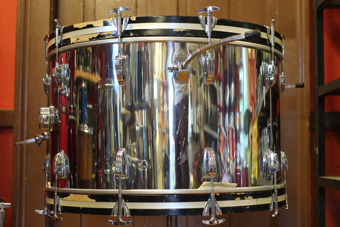 1973 Ludwig Pro Beat in Chrome 14x24 16x18 16x16 10x14