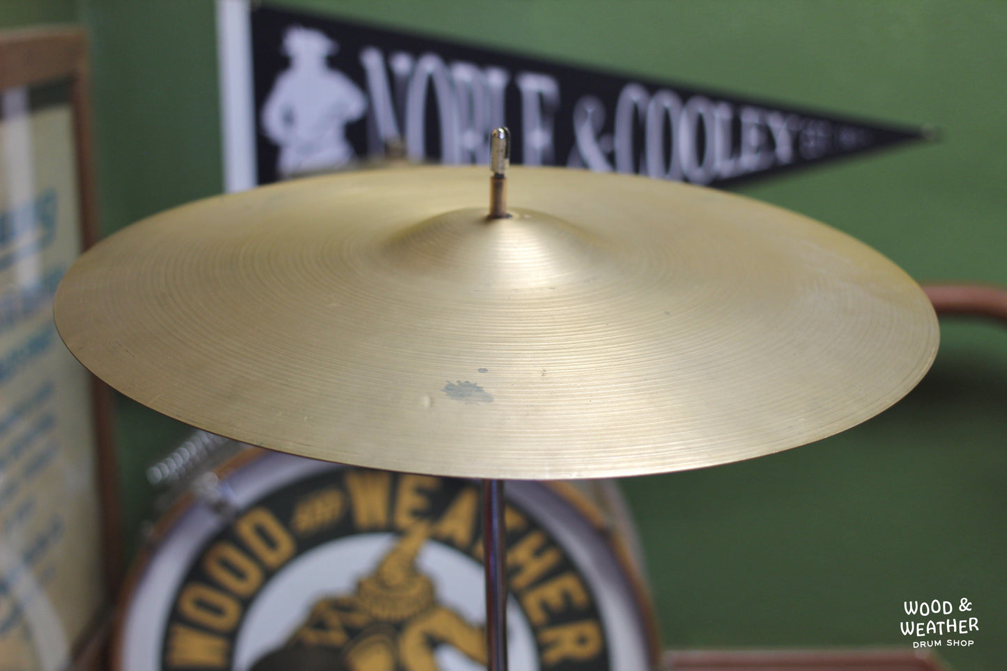 1960s A. Zildjian 18" Crash Cymbal 1550g