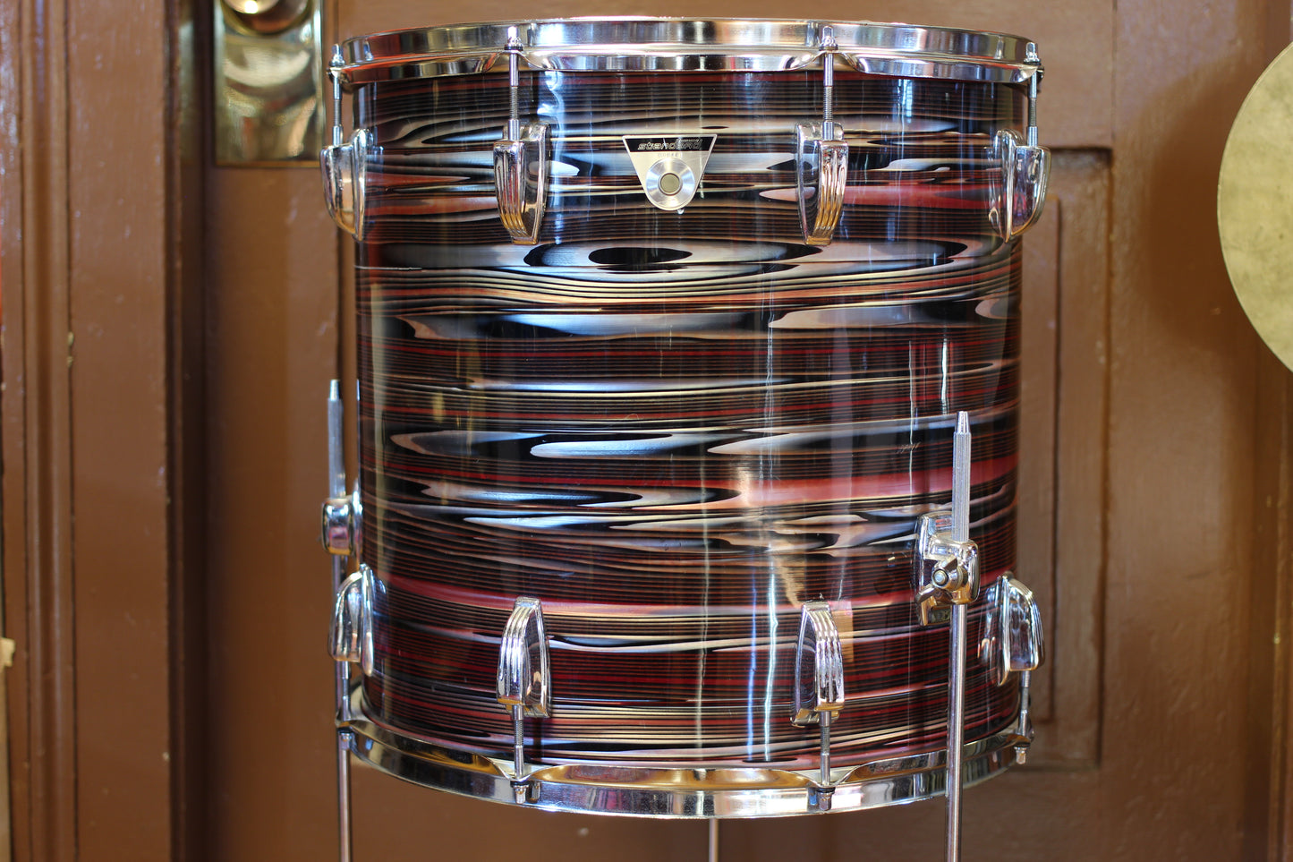 1970's Ludwig Standard 'S-330' in Ruby Strata 14x22 16x16 9x13 8x12