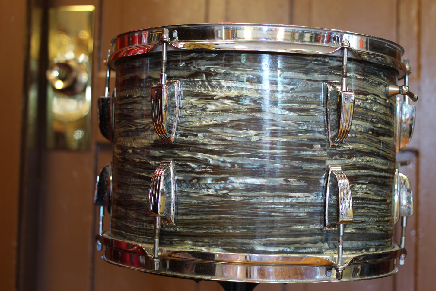 1960's Ludwig 'New Yorker' in Oyster Blue Pearl 12x22 16x16 9x13