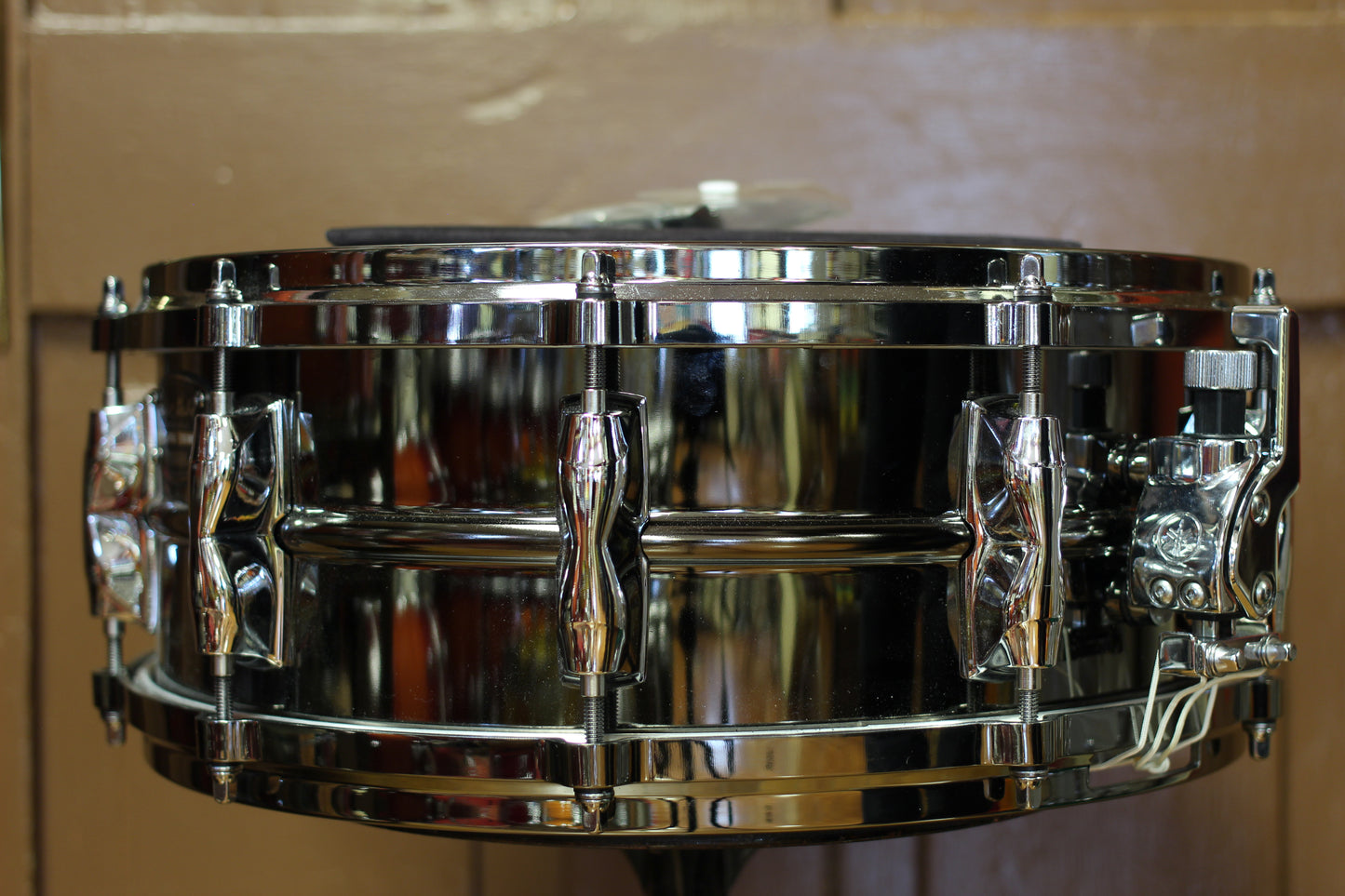 Used - Yamaha 5.5"x14" Steve Gadd Signature Snare Drum in Black Nickel #175