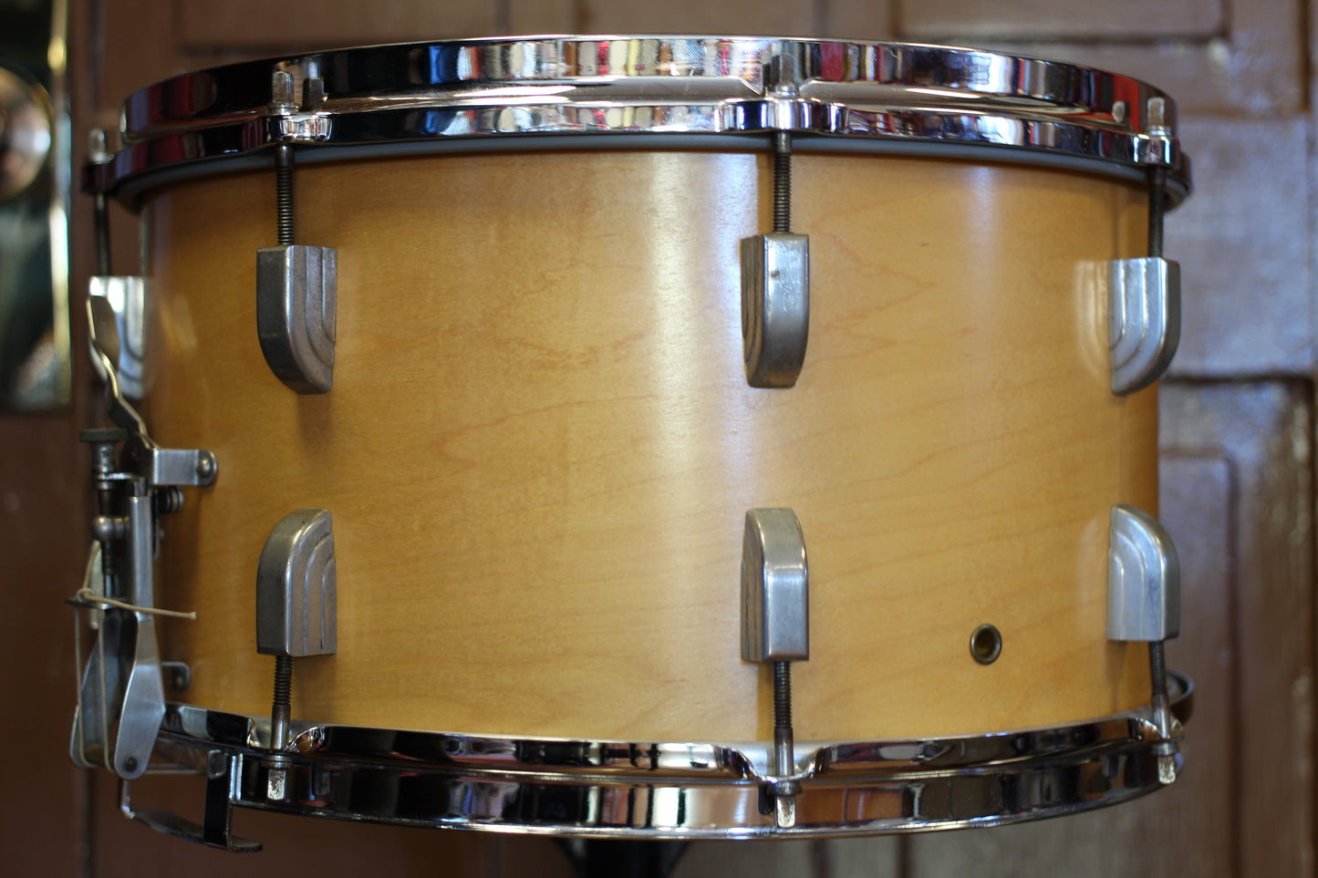 Modern Drum Shop Custom Snare Drum 8"x14" in Natural Maple