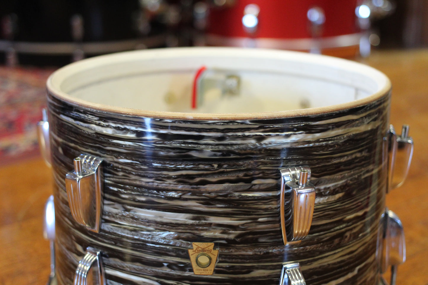 1964 Ludwig Super Classic in Oyster Black Pearl 14x22 16x16 9x13 5.5x14