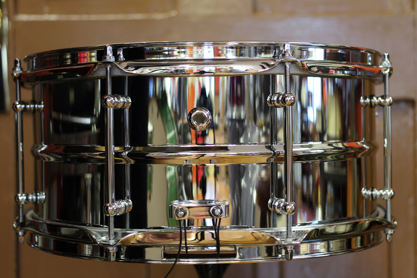 Used Standard Drum Company 6.5"x14" Chrome over Brass Snare Drum