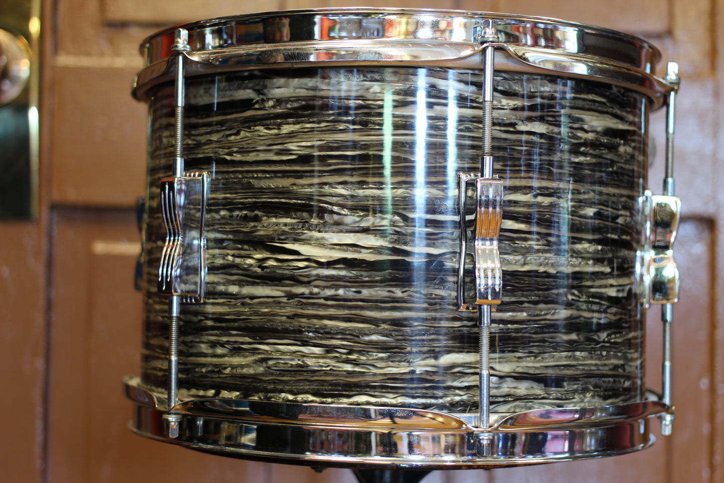 1968 Ludwig Club Date in Oyster Black Pearl 14x20 14x14 8x12