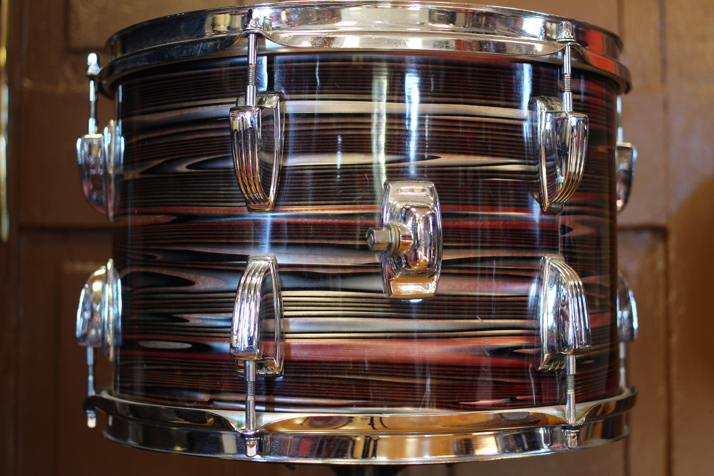 1970's Ludwig Standard 'S-330' in Ruby Strata 14x22 16x16 9x13 8x12