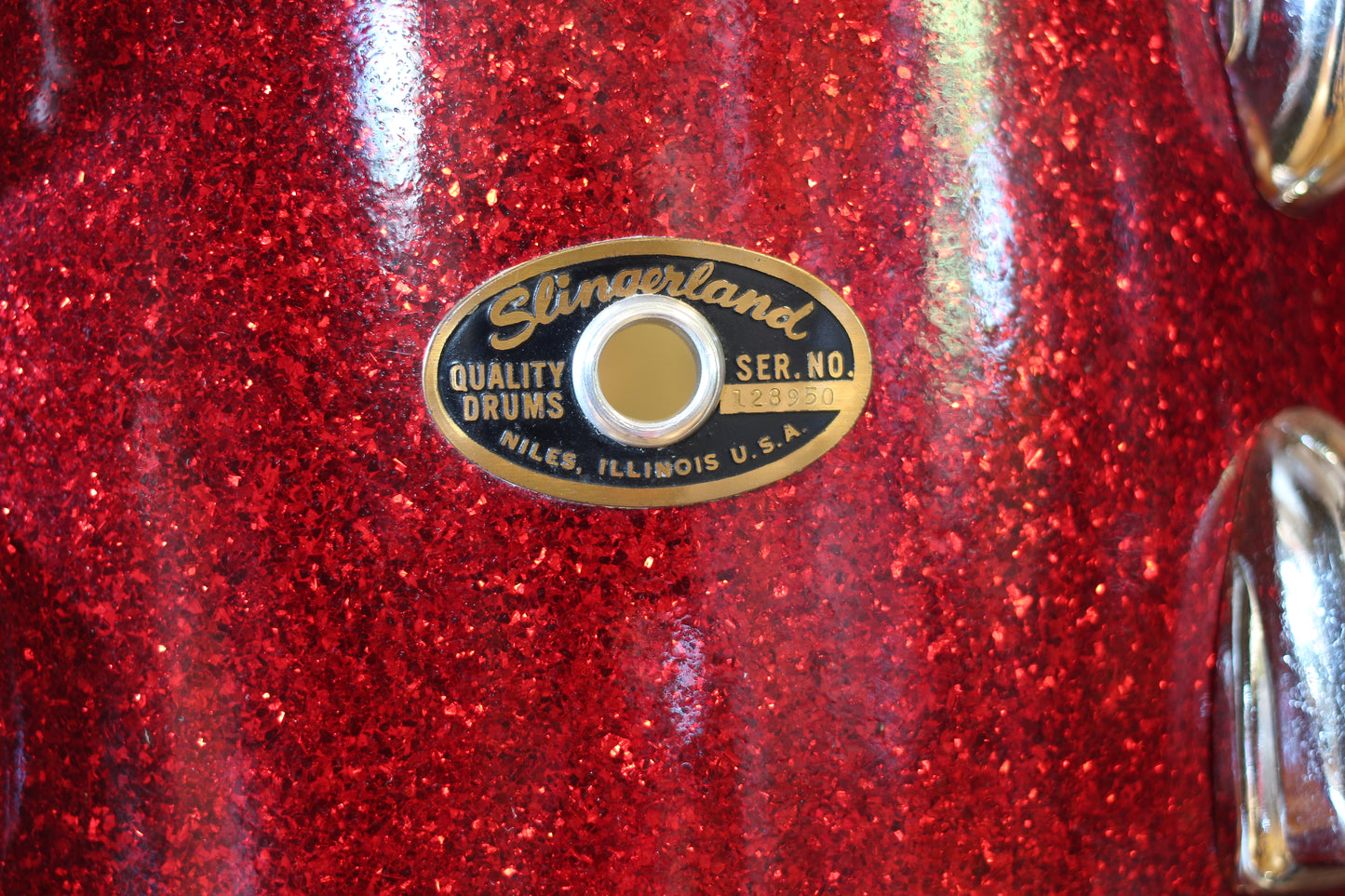1966 Slingerland Modern Jazz outfit in Sparkling Red Pearl