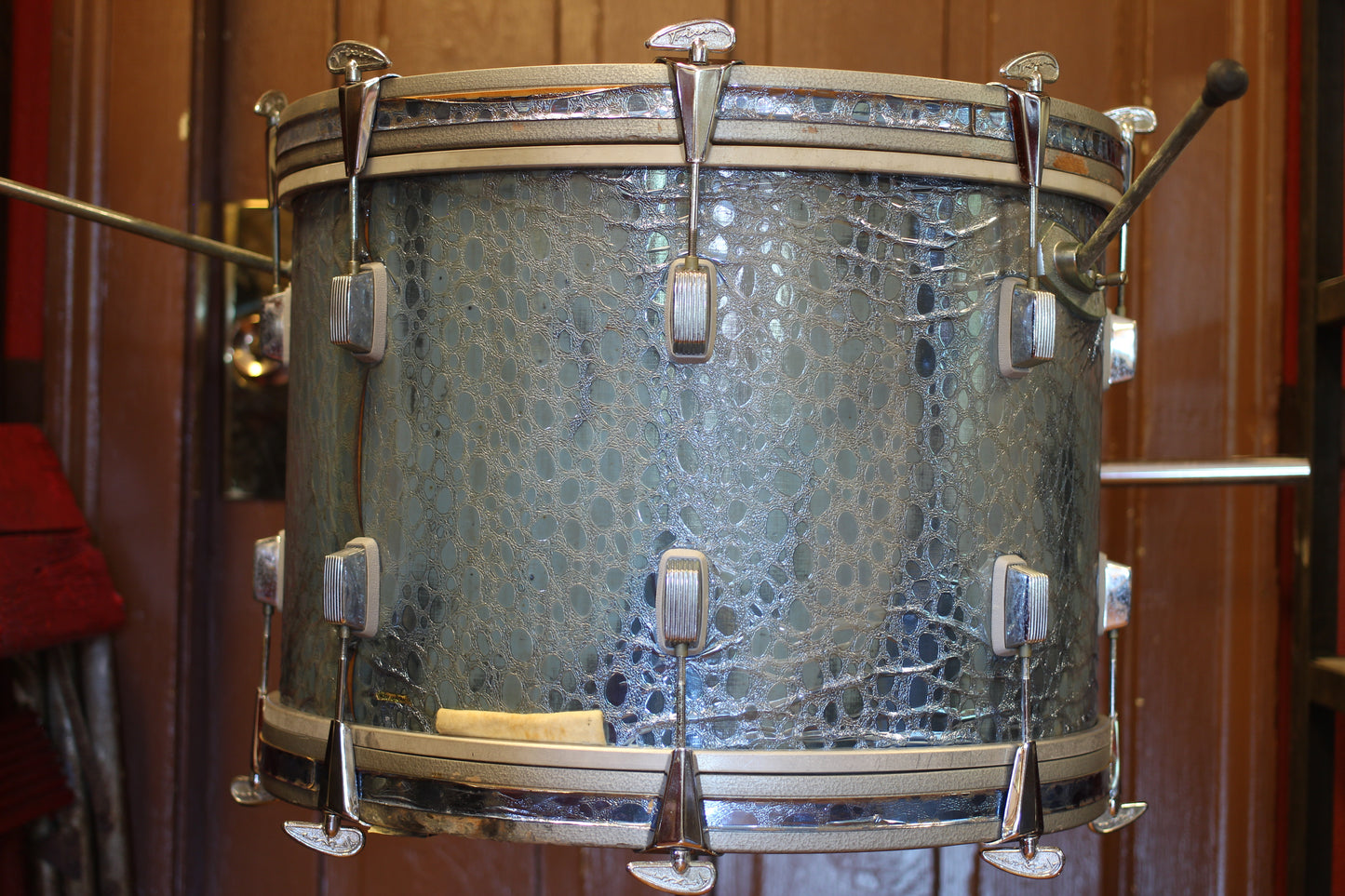 1960's Trixon Luxus in Blue Croco 14x20 9x13 16x16 5x14