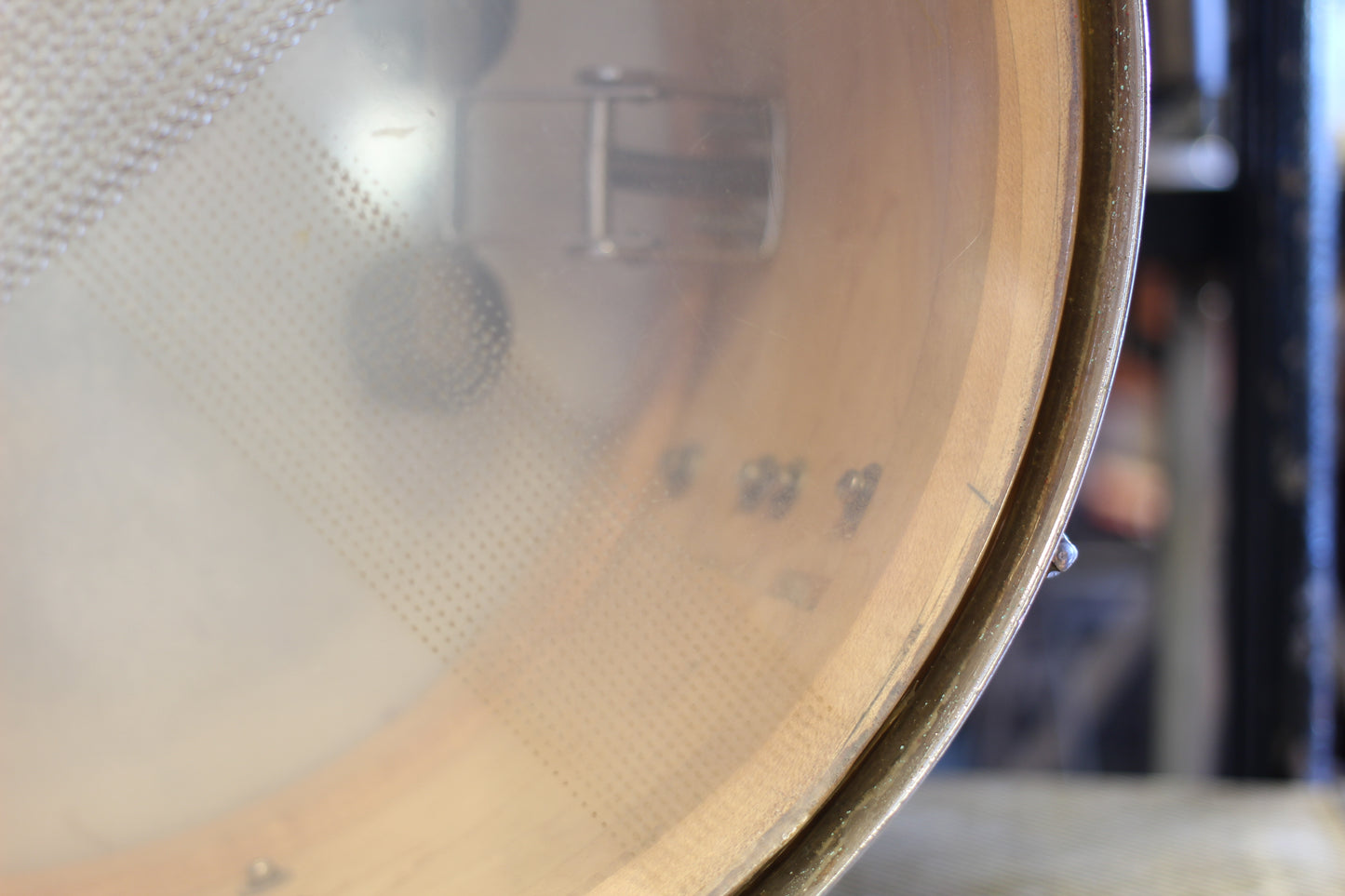 1940's Slingerland Radioking 'Buddy Schutz' Sparkling Silver Pearl 14x24 16x16 9x13 7x14