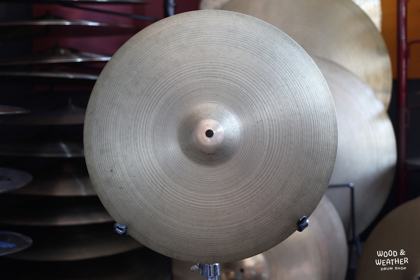 1970s A. Zildjian 16" "Hollow Stamp" Thin Crash Cymbal 1055g