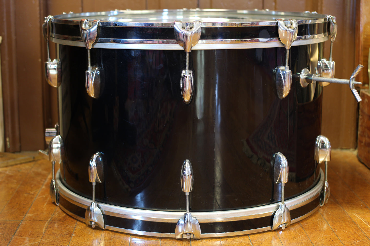 1970's Gretsch in Black Nitron 14x24 16x18 16x16 9x13 8x12