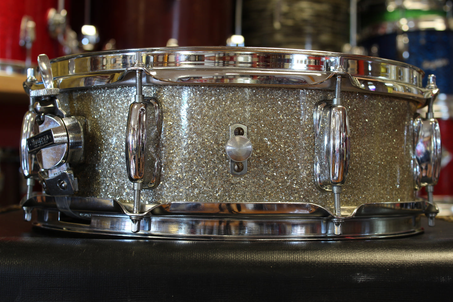 1960's Rogers Holiday Snare Drum 5"x14" in Sparkling Silver Pearl