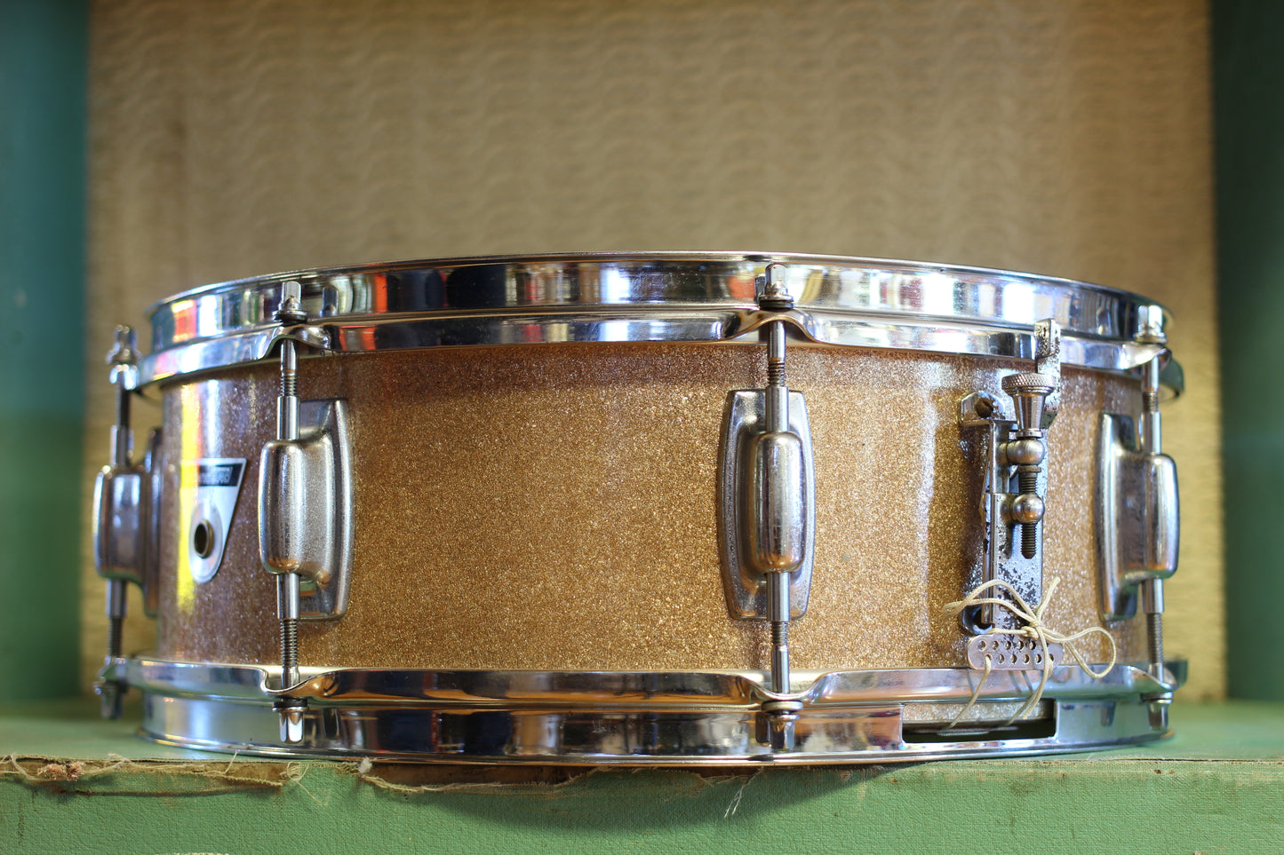 1970's Ludwig Standard 5"x14" Snare Drum in Silver Mist