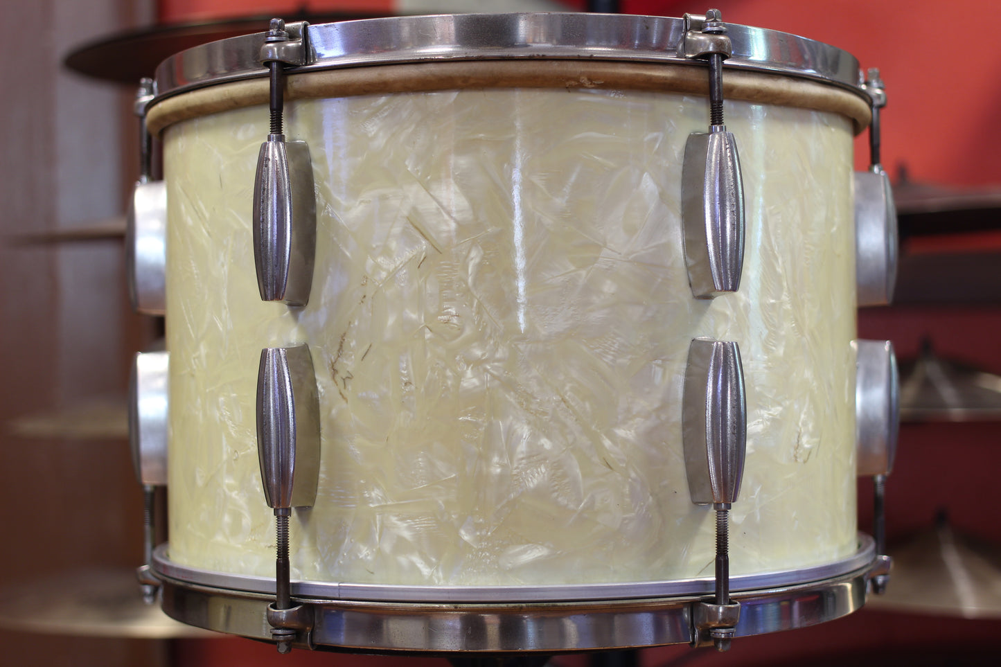 1940's Slingerland Radioking Gene Krupa Deluxe in Marine Pearl 14x26 16x16 9x13