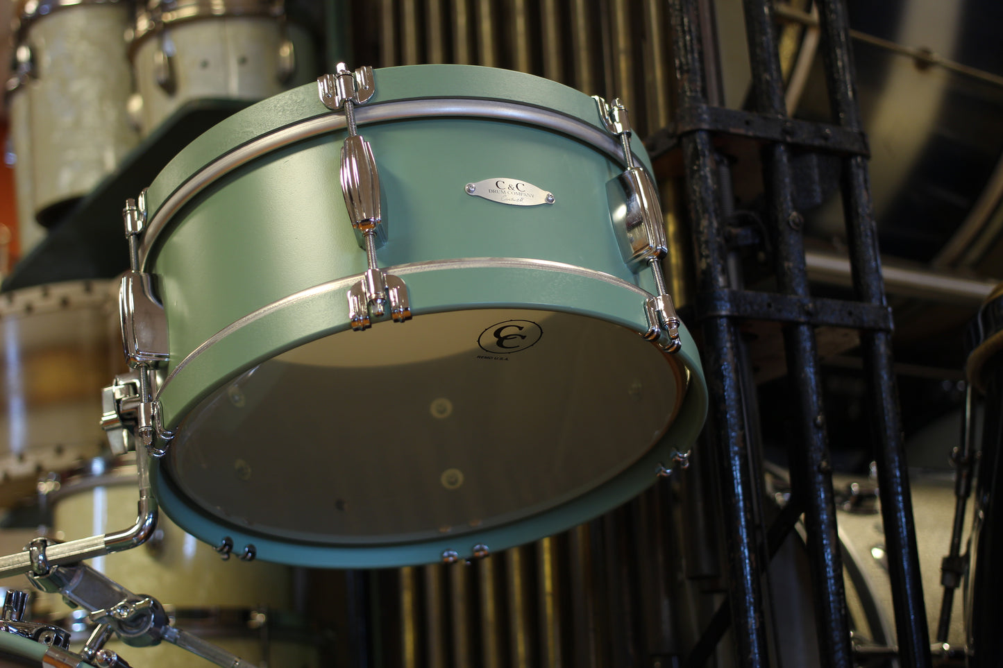 C&C Drum Company Super Flyer 2 in Menta Green 13/16/22