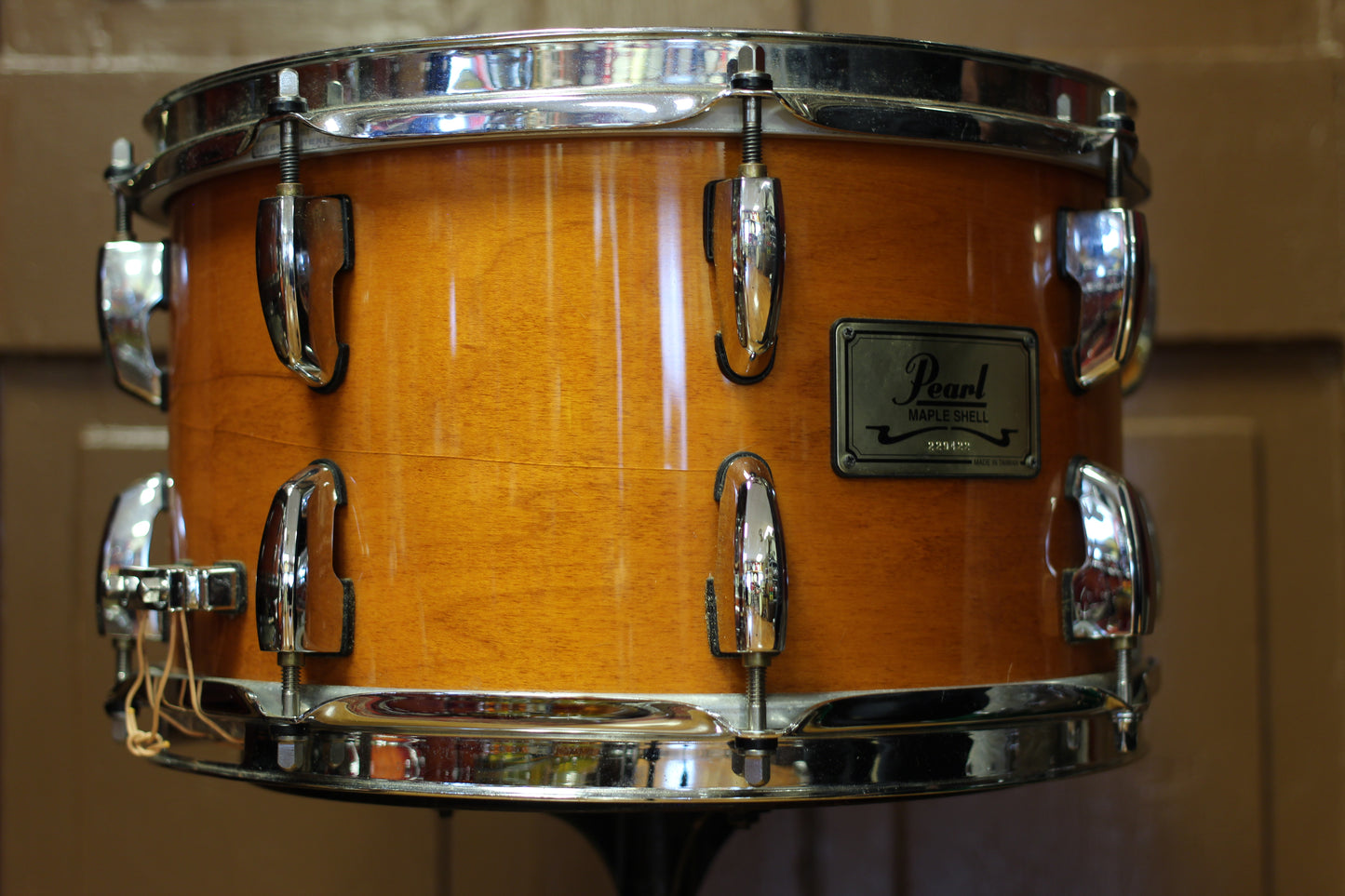 Used - Pearl Maple Shell 7"x12" Soprano Snare in Liquid Amber
