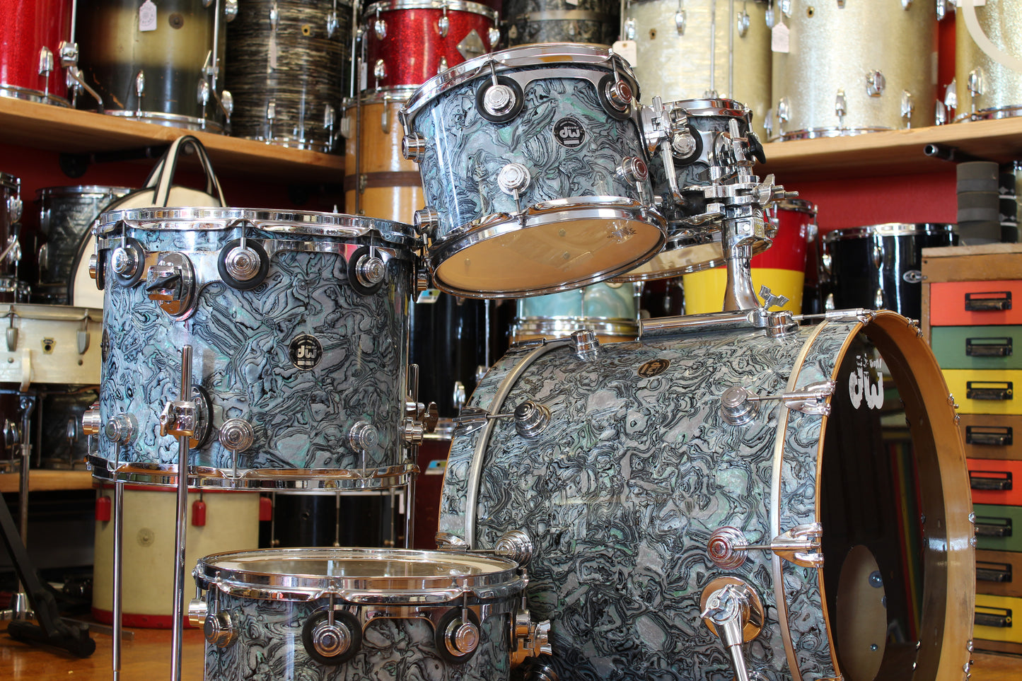 1998 DW Pre-Collectors Series in Blue Abalone 18x22 13x16 12x14 9x12 8x10