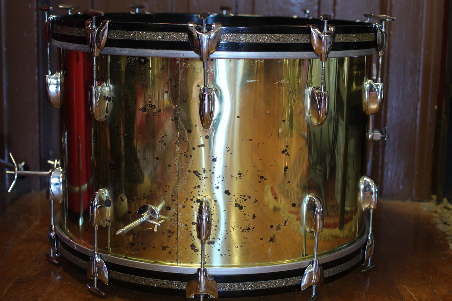 1970's Gretsch 'Name Band' in Brass Steel 14x22 16x16 9x13 5x14