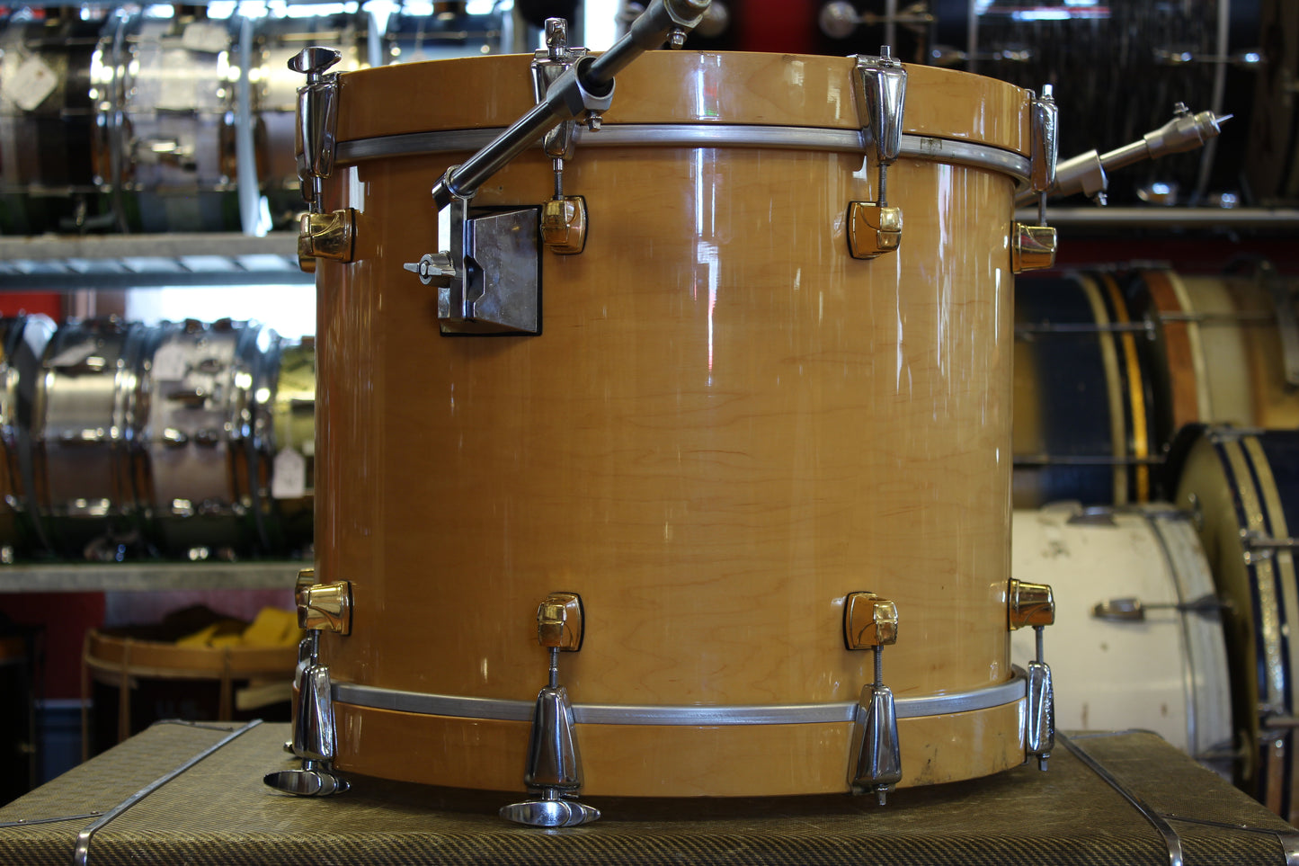 1990's Yamaha Maple Custom Bop in Natural Maple 14x18 14x14 8x12