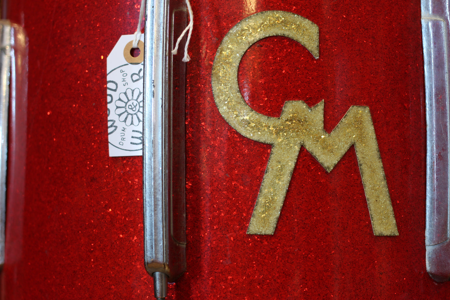 1940's WFL Concert-Parade 12"x16" Snare Drum in Sparkling Red w/ CM Decal