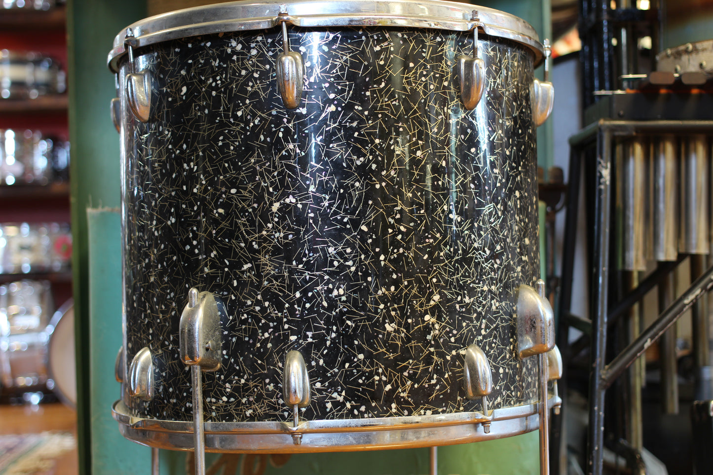 1961 Slingerland 16"x18" Floor Tom in Capri Pearl