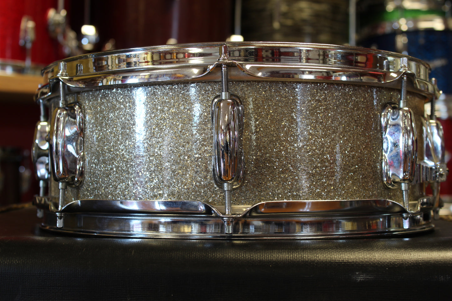 1960's Rogers Holiday Snare Drum 5"x14" in Sparkling Silver Pearl