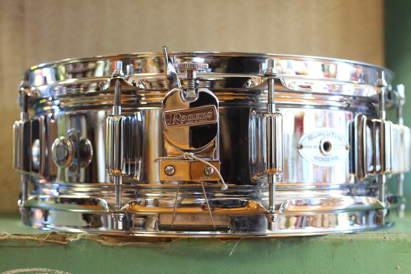 1970's Rogers 5"x14" SuperTen Snare Drum Serial #1377